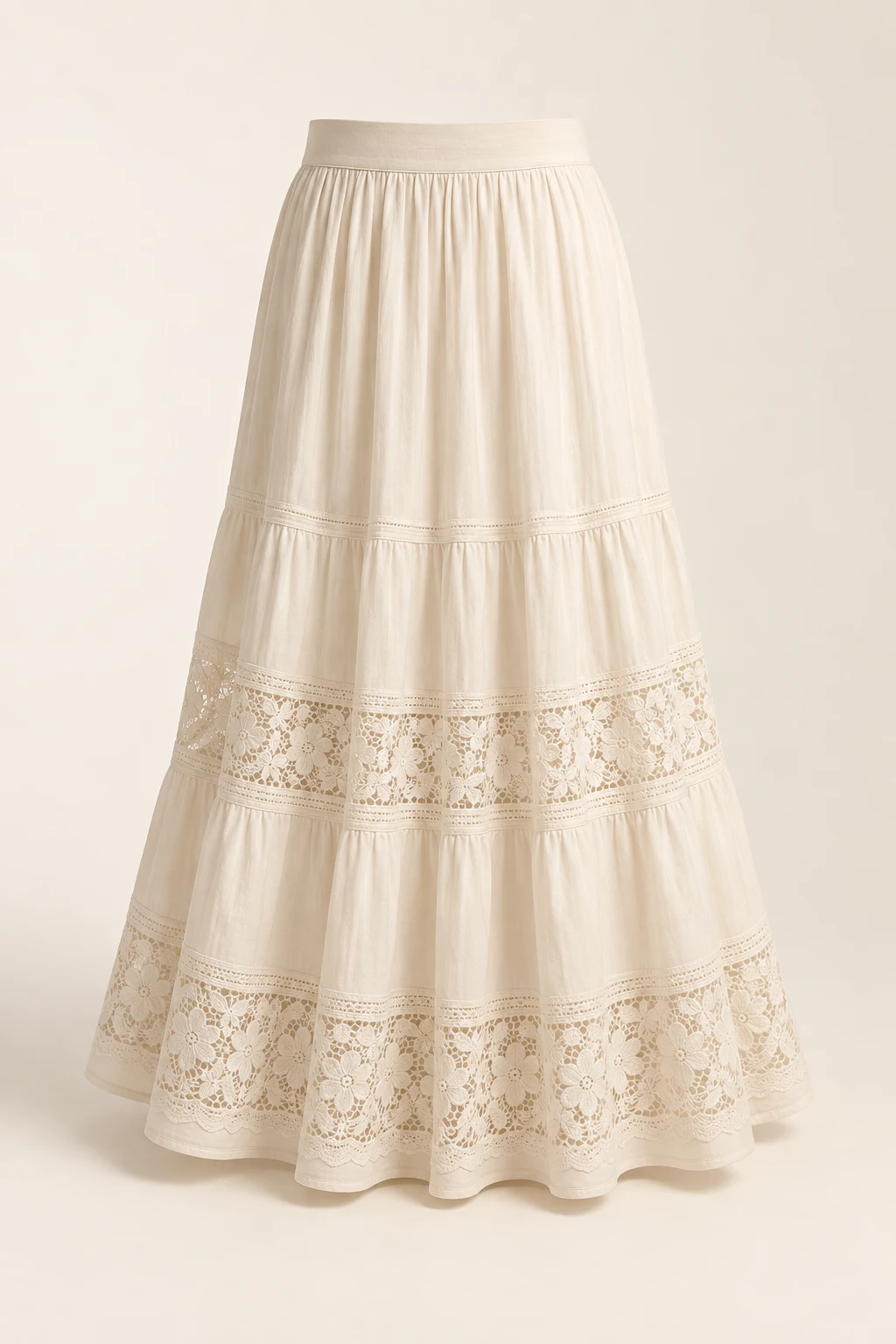 Vanilla Vanilla Lace Maxi Skirt